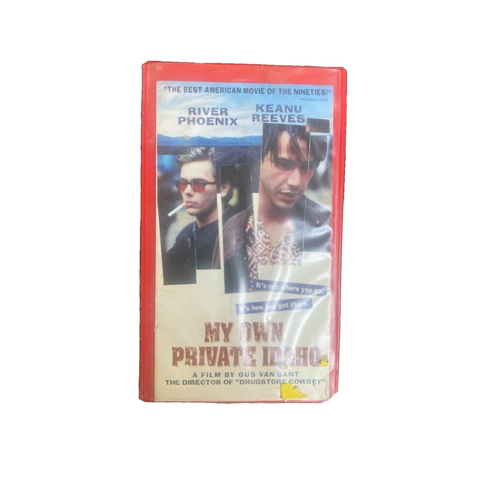 My Own Private Idaho (1992 VHS)Blockbuster Clamshell Keanu Reeves, River Phoenix